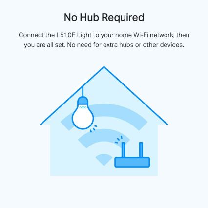 Komplet 2x zatemnjivih LED žarnic A60 E27/8,7W/230V 2700K Wi-Fi - TP-Link