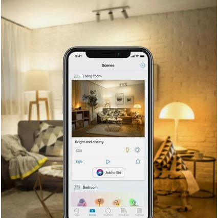 Komplet 2x LED žarnica A60 E27/9W/230V 2700K z zatemnitvijo, Wi-Fi + daljinski upravljalnik - WiZ