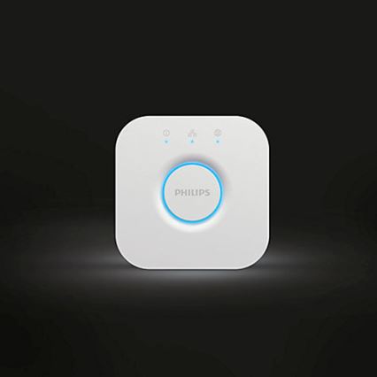 Komplet 2x zatemnljivih LED žarnic Philips Hue WHITE AMBIANCE GU10/4,2W/230V 2200-6500K + Hue bridge