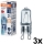 Komplet 3 žarnic za pečico HALOPIN G9/40W/230V 2700K - Osram