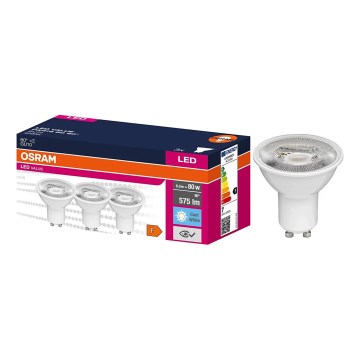 Komplet 3x LED reflektorskih žarnic PAR16 GU10/6,9W/230V 4000K 60° - Osram
