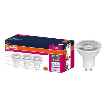 Komplet 3x LED reflektorskih žarnic PAR16 GU10/6,9W/230V 6500K 60° - Osram