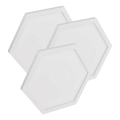 Komplet 3x LED RGBIC+CCT zatemljiv panel - razširitev LED/1,8W/230V Wi-Fi Tuya