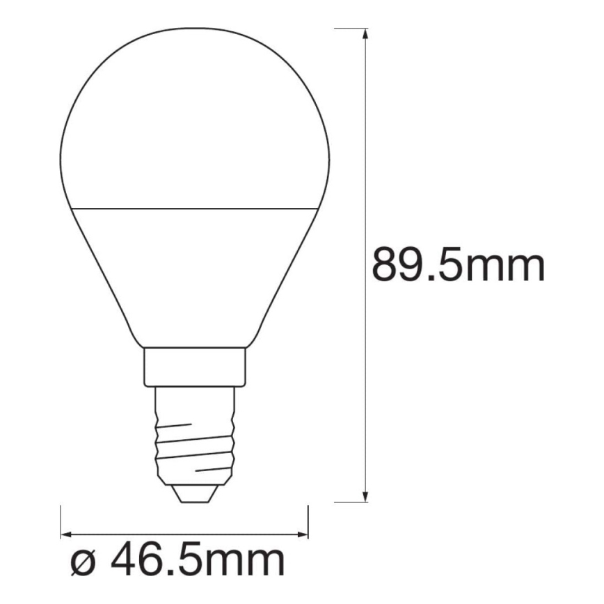 KOMPLET 3x LED RGBW Zatemnitvena žarnica SMART+ E14/5W/230V 2700K-6500K Wi-Fi - Ledvance