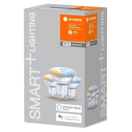 KOMPLET 3x LED RGBW Zatemnitvena žarnica SMART+ GU10/5W/230V 2700K-6500K Wi-Fi - Ledvance