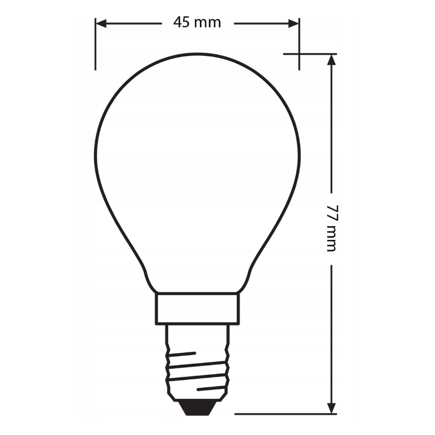 Komplet 3x LED žarnic BASE CLASSIC FILAMENT E14/5,9W/230V 4000K - Osram