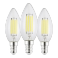 Komplet 3x LED žarnic VINTAGE C35 E14/2,2W/230V 2700K - Eglo 110439