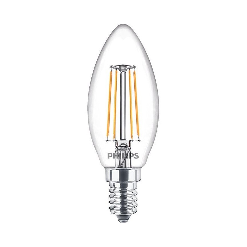 Komplet 3x LED žarnic VINTAGE Philips B35 E14/4,3W/230V 2700K