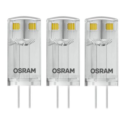 KOMPLET 3x LED Žarnica G4/0,9W/12V 2700K - Osram