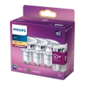 KOMPLET 3x LED Žarnica Philips GU10/4,6W/230V 2700K