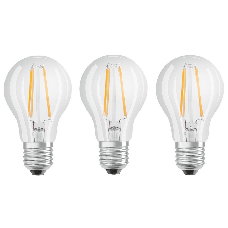 KOMPLET 3x LED Žarnica A60 E27/7W/230V 4000K - Osram
