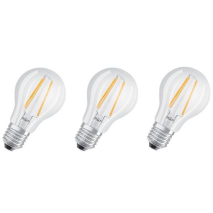 KOMPLET 3x LED Žarnica A60 E27/7W/230V 4000K - Osram
