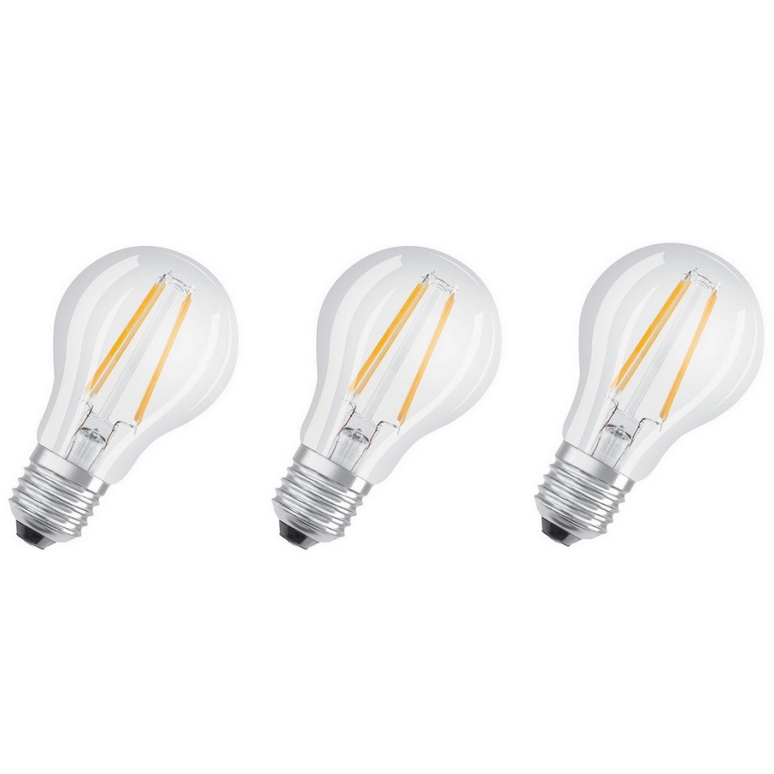 KOMPLET 3x LED Žarnica A60 E27/7W/230V 4000K - Osram