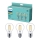 KOMPLET 3x LED Žarnica VINTAGE Philips E27/4,3W/230V 2700K