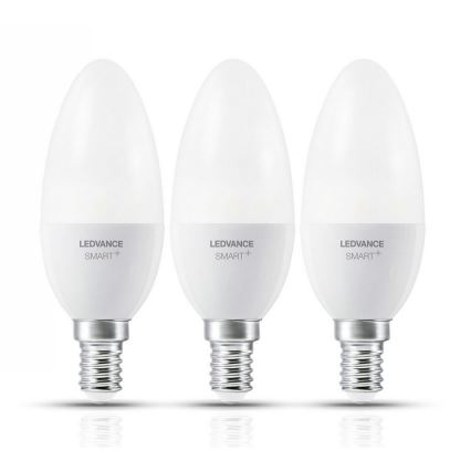 KOMPLET 3x LED Zatemnitvena žarnica SMART+ E14/5W/230V 2700K-6500K Wi-Fi - Ledvance