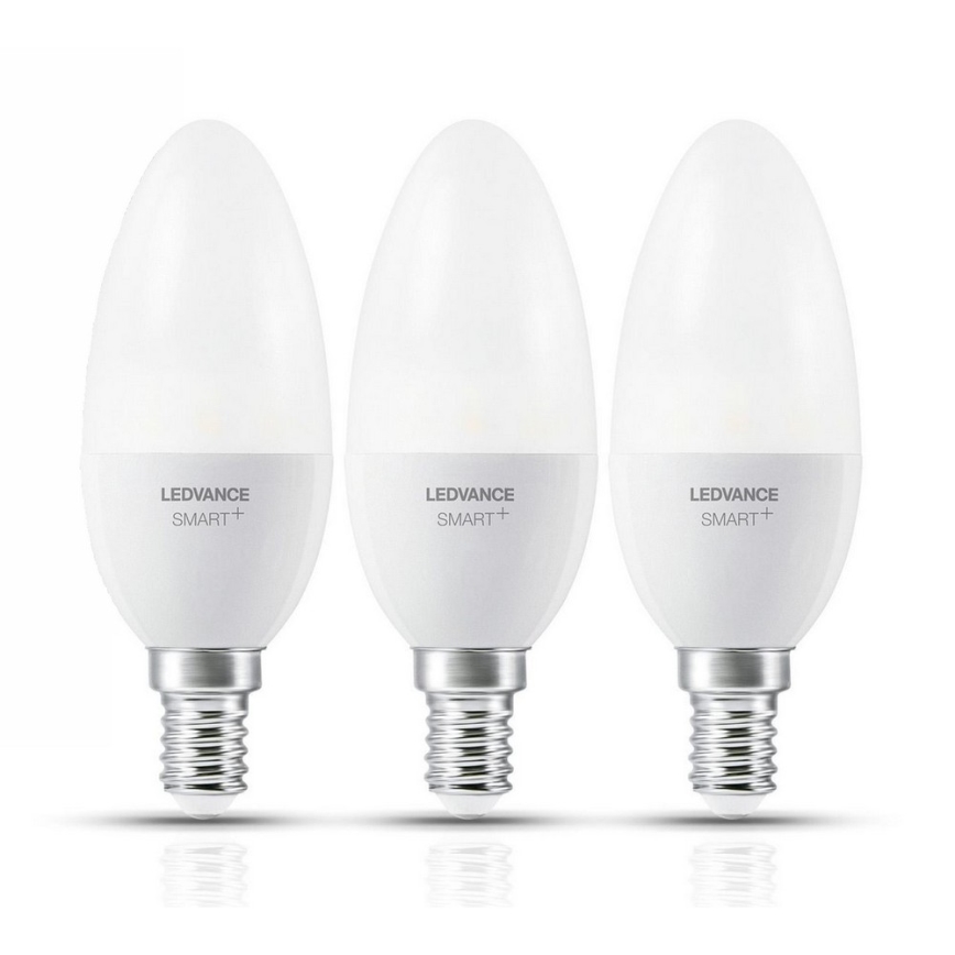 KOMPLET 3x LED Zatemnitvena žarnica SMART+ E14/5W/230V 2700K-6500K Wi-Fi - Ledvance