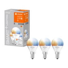 KOMPLET 3x LED Zatemnitvena žarnica SMART+ E14/5W/230V 2700K-6500K Wi-Fi - Ledvance