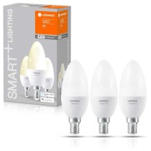 KOMPLET 3x LED Zatemnitvena žarnica SMART+ E14/5W/230V 2700K Wi-Fi - Ledvance