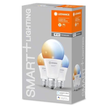 KOMPLET 3x LED Zatemnitvena žarnica SMART+ E27/14W/230V 2700K-6500K Wi-Fi - Ledvance