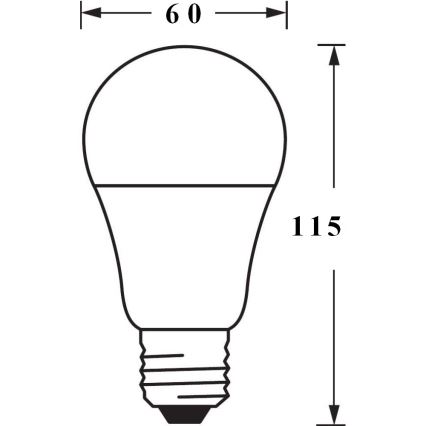 KOMPLET 3x LED Zatemnitvena žarnica SMART+ E27/9,5W/230V 2700K-6500K Wi-Fi - Ledvance