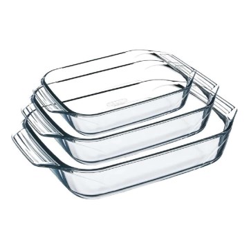 Komplet 3x pekačev PYREX 2/3/4 l