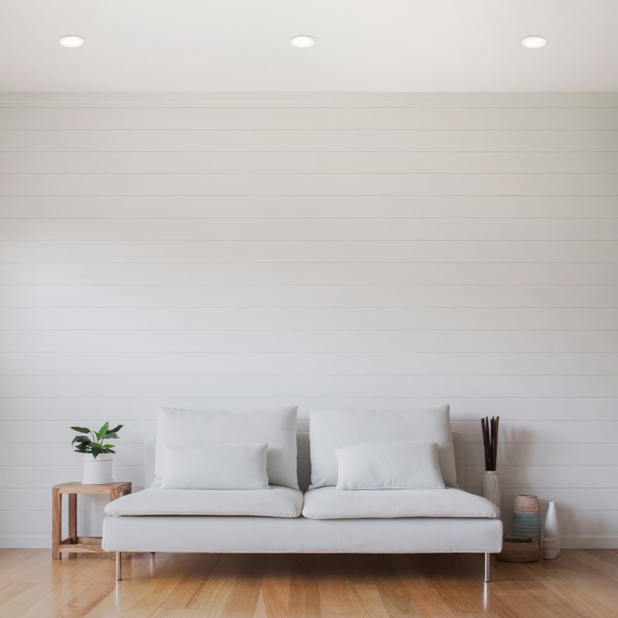 Komplet 3x vgradna stropna LED svetilka za kopalnico LED/6W/230V 3000K IP44, bela