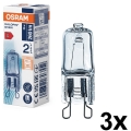 Komplet 3x žarnic za pečico HALOPIN G9/25W/230V 2700K - Osram