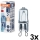 Komplet 3x žarnic za pečico HALOPIN G9/25W/230V 2700K - Osram