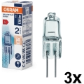 Komplet 3x žarnic za pečico HALOSTAR G4/10W/12V 2700K - Osram