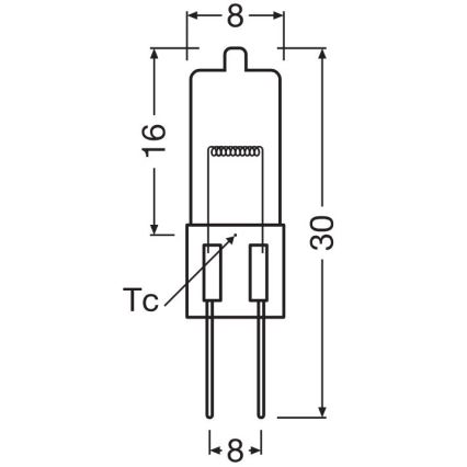 Komplet 3x žarnic za pečico HALOSTAR G4/10W/12V 2700K - Osram