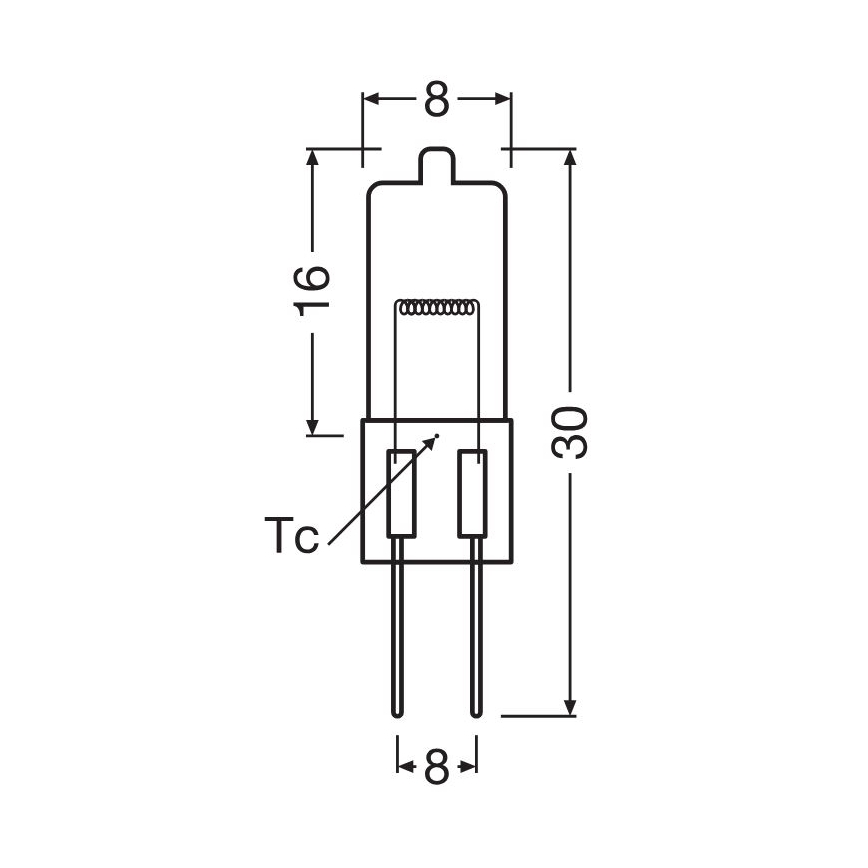 Komplet 3x žarnic za pečico HALOSTAR G4/10W/12V 2700K - Osram