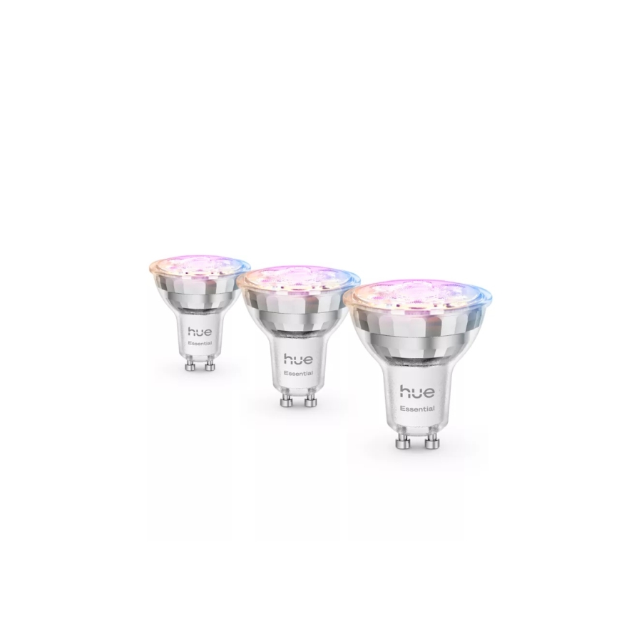 Komplet 3x zatemnjivih LED žarnic Philips Hue White And Color Ambiance Essential GU10/4,7W/230V 2200-6500K