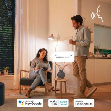 Komplet 3x zatemnjivih LED RGB žarnic Philips SMART A60 E27/8,8W/230V 2200-6500K