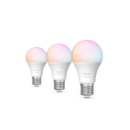 Komplet 3x zatemnljiva LED žarnica Philips Hue White and Color Ambiance Essential E27/8W/230V 2200-6500K