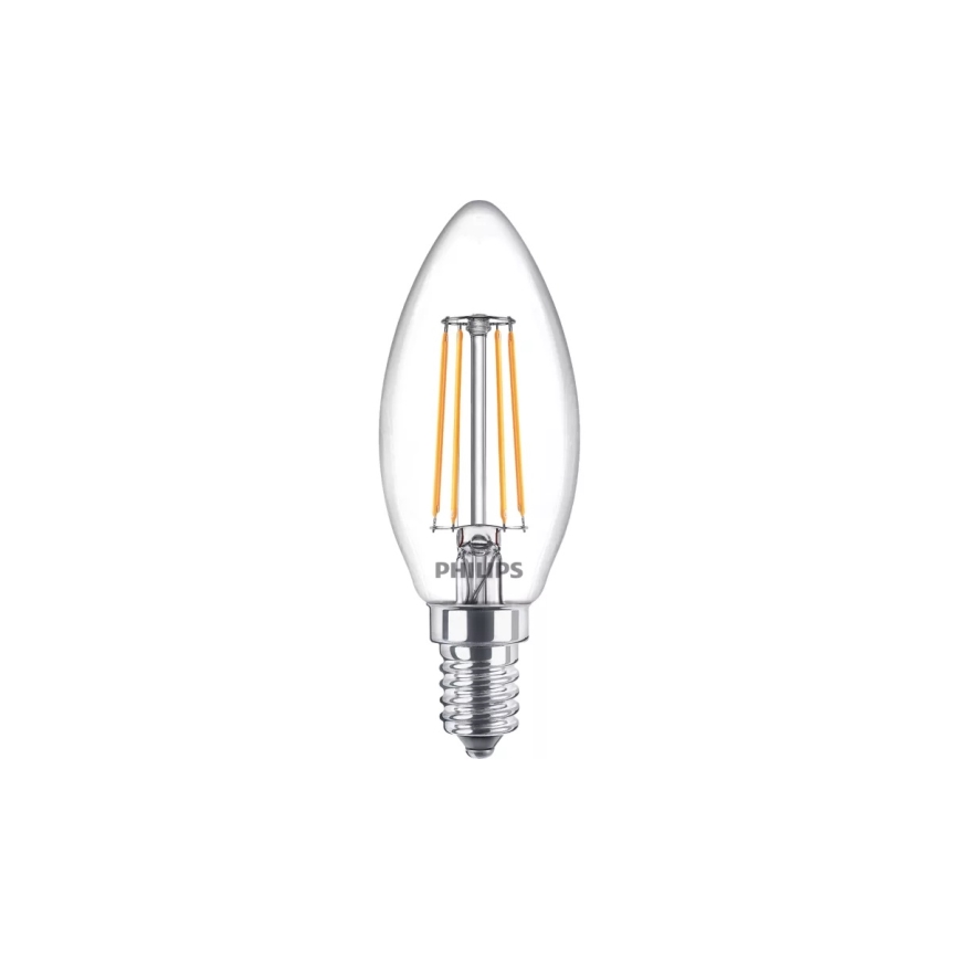 Komplet 4 LED žarnic VINTAGE Philips B35 14/4,3W/230V 2700K