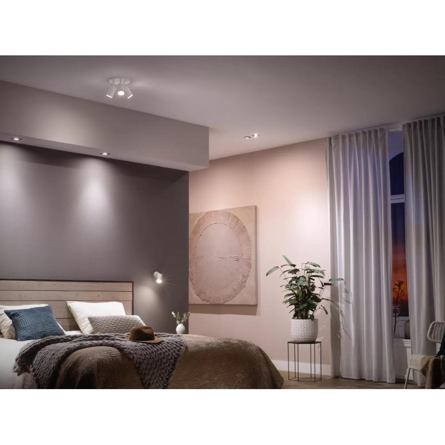 Komplet 4x zatemnjivih LED žarnic Philips Hue WHITE AMBIANCE GU10/4,2W/230V 2200-6500K