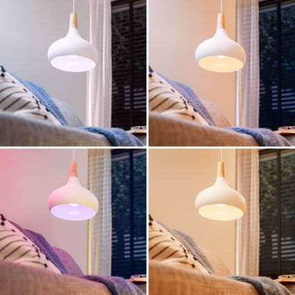 Komplet 4x LED RGB zatemnljivih žarnic Philips SMART C37 E14/4,9W/230V 2200-6500K