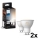 Komplet 4x zatemnjivih LED žarnic Philips Hue WHITE AMBIANCE GU10/4,2W/230V 2200-6500K