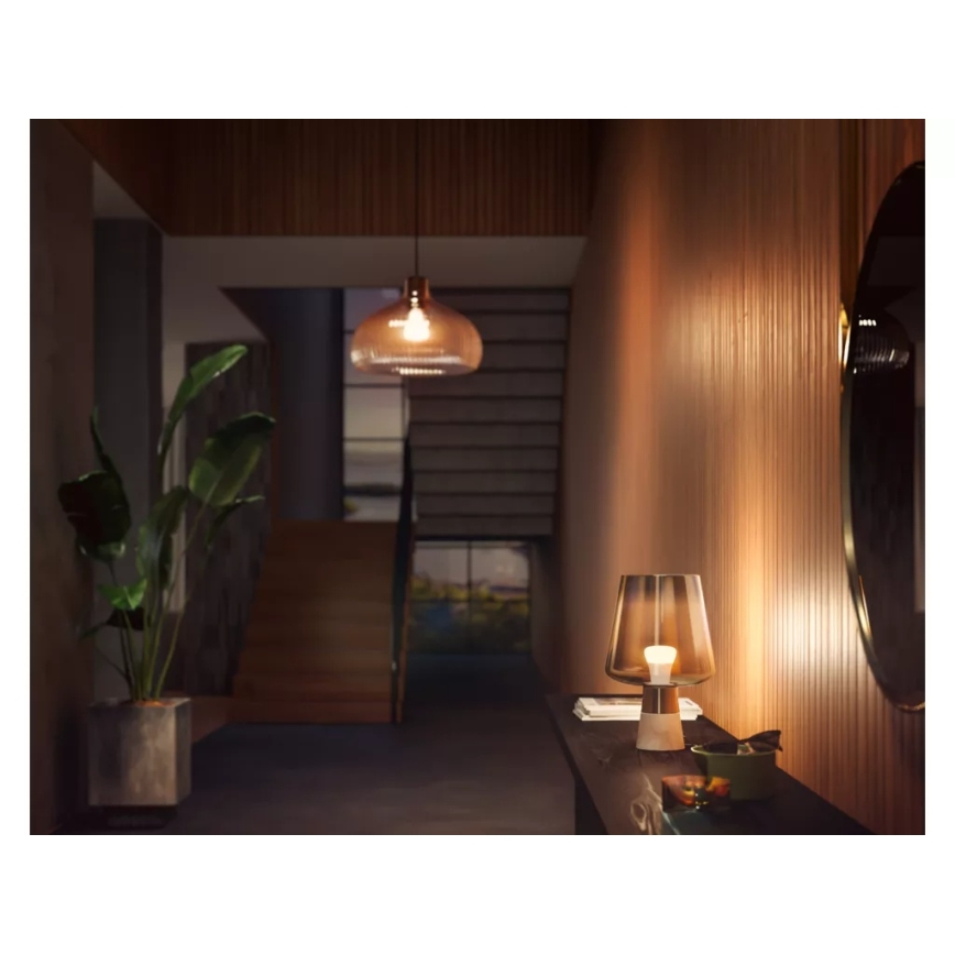 Komplet 4x zatemnljivih LED žarnic Philips Hue WHITE E27/7W/230V 2700K