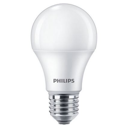 KOMPLET 4xLED Žarnica Philips A60 E27/10W/230V 4000K