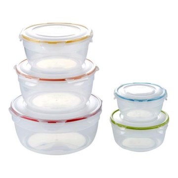 Komplet 5 kosov posod za živila LOCK