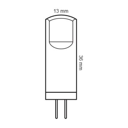 Komplet 5x LED žarnic PIN G4/1,8W/12V 2700K - Osram