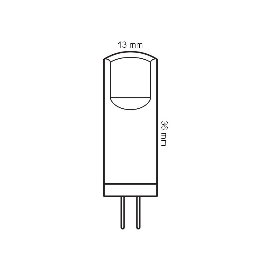 Komplet 5x LED žarnic PIN G4/1,8W/12V 2700K - Osram
