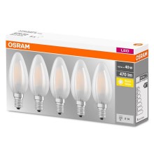 KOMPLET 5x LED Žarnica VINTAGE E14/4W/230V 2700K - Osram