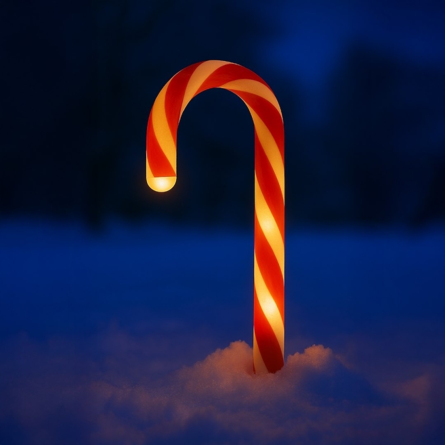 Komplet 5x zunanjih božičnih LED dekoracij LED/2W/230V IP44 rdeče