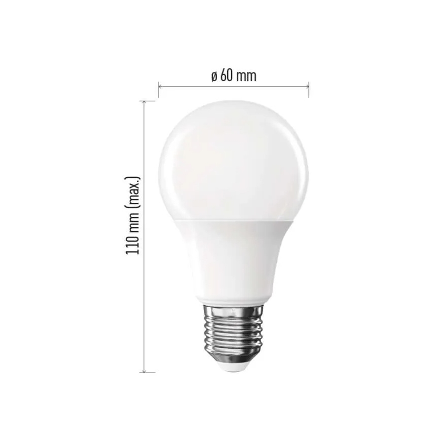 Komplet 6x LED žarnic A60 E27/8,8W/230V 4000K
