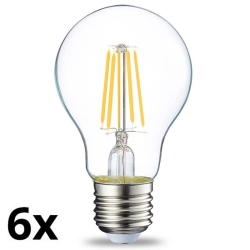 KOMPLET 6x LED Žarnica A60 E27/4,3W/230V 2700K