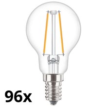 KOMPLET 96x LED Žarnica VINTAGE P45 E14/2W/230V 2700K