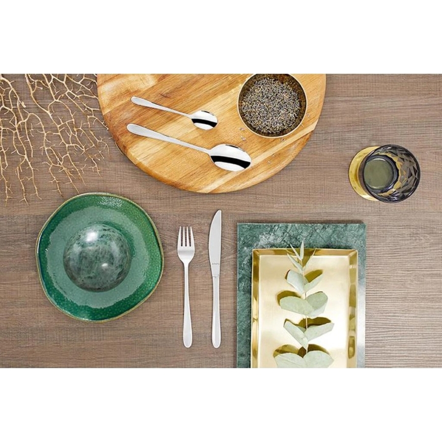 Komplet jedilnega pribora MONACO iz nerjavečega jekla, 24-delni