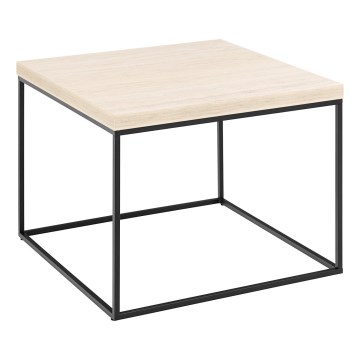 Konferenčna mizica CAMILO 60x60 cm travertin